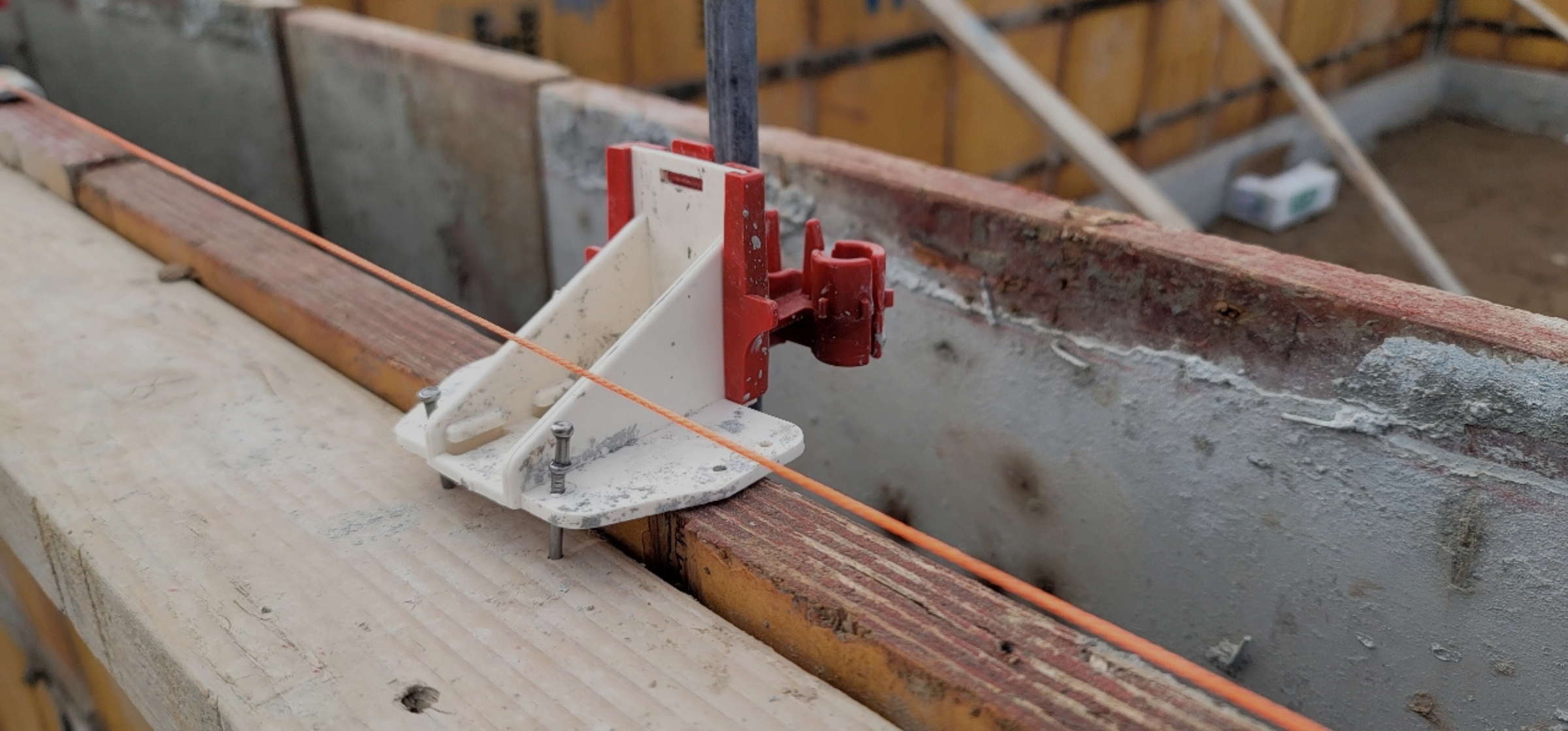 Abby Brackets system installed before pour